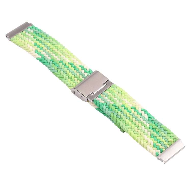 For Samsung Galaxy Watch 6 / 6 Classic Nylon Braided Metal Buckle Watch Band(Turquoise) - Watch Bands by buy2fix | Online Shopping UK | buy2fix