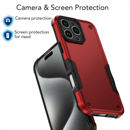 For iPhone 16 Pro Non-slip Shockproof Armor Phone Case(Blue) - iPhone 16 Pro Cases by buy2fix | Online Shopping UK | buy2fix