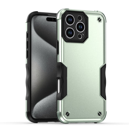 For iPhone 16 Pro Non-slip Shockproof Armor Phone Case(Green) - iPhone 16 Pro Cases by buy2fix | Online Shopping UK | buy2fix