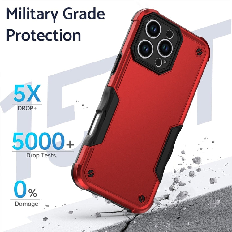 For iPhone 16 Pro Non-slip Shockproof Armor Phone Case(Green) - iPhone 16 Pro Cases by buy2fix | Online Shopping UK | buy2fix