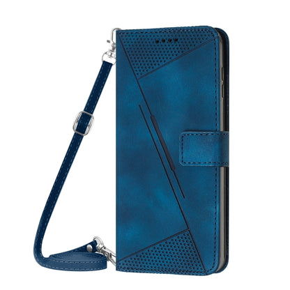 For Xiaomi Redmi A3 Dream Triangle Leather Phone Case with Lanyard(Blue) - Xiaomi Cases by buy2fix | Online Shopping UK | buy2fix