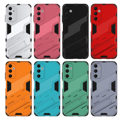 For Samsung Galaxy A05s 4G Punk Armor 2 in 1 PC + TPU Shockproof Phone Case with Invisible Holder(Red) - Galaxy Phone Cases by buy2fix | Online Shopping UK | buy2fix