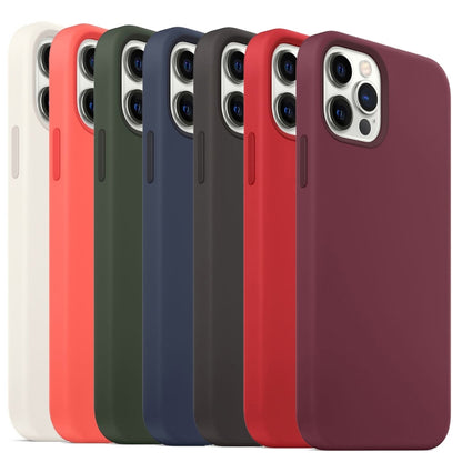 For iPhone 14 Plus MagSafe Liquid Silicone Full Coverage Phone Case(Red) - iPhone 14 Plus Cases by buy2fix | Online Shopping UK | buy2fix