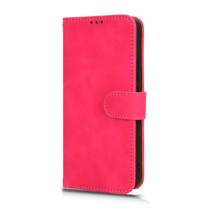 For Xiaomi Redmi K70E Skin Feel Magnetic Flip Leather Phone Case(Rose Red) - K70E Cases by buy2fix | Online Shopping UK | buy2fix
