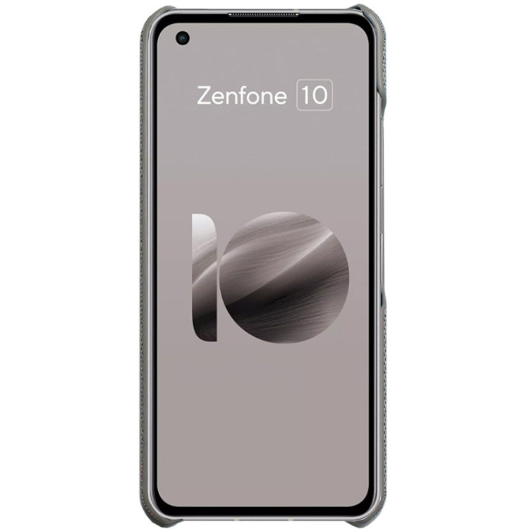 For Asus Zenfone 9 / Zenfone10 5G imak Ruiyi Series Cloth Texture PU + PC Phone Case(Light Grey) - ASUS Cases by imak | Online Shopping UK | buy2fix