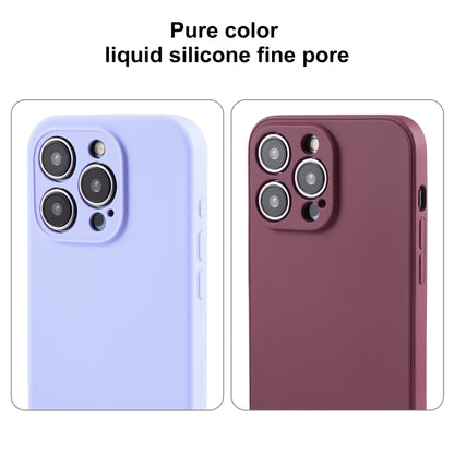 For iPhone 16 Pro Pure Color Liquid Silicone Fine Pore Phone Case(Turquoise) - iPhone 16 Pro Cases by buy2fix | Online Shopping UK | buy2fix