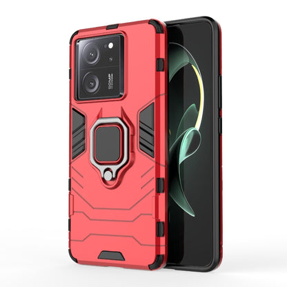 For Xiaomi Redmi K60 Ultra Shockproof PC + TPU Holder Phone Case(Red) - Redmi K60 Ultra Cases by buy2fix | Online Shopping UK | buy2fix