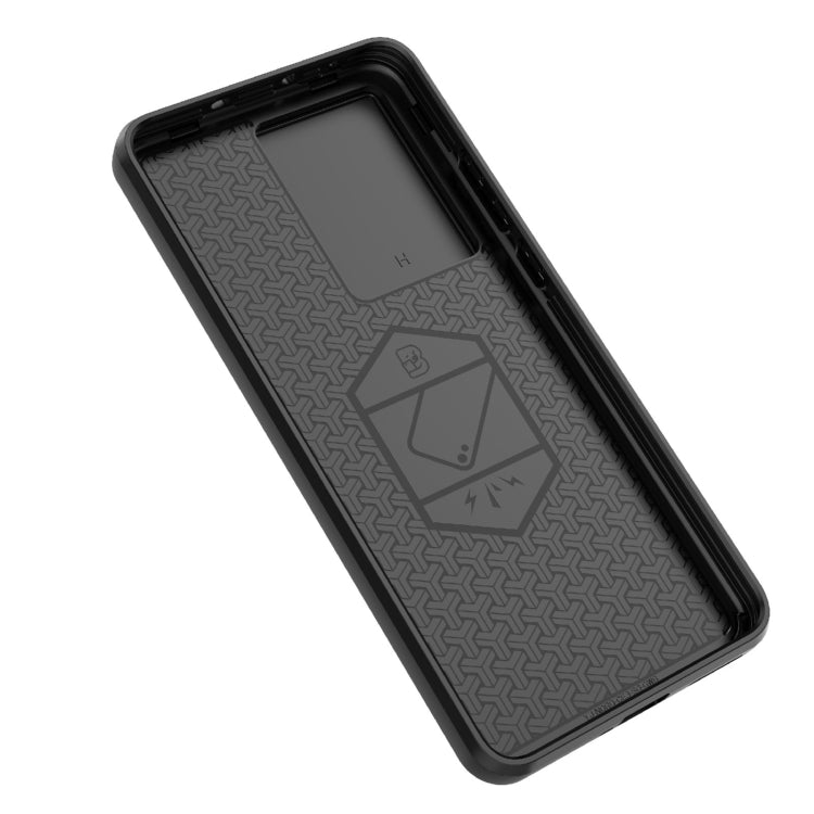 For OnePlus Nord CE3 5G Sliding Camshield TPU + PC Shockproof Phone Case with Holder(Grey) - OnePlus Cases by buy2fix | Online Shopping UK | buy2fix