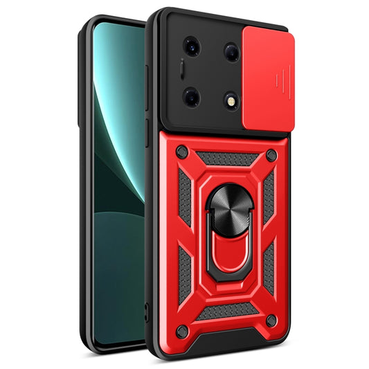 For Infinix Note 30 VIP Sliding Camera Cover Design TPU+PC Phone Case(Red) - Infinix Cases by buy2fix | Online Shopping UK | buy2fix