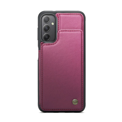 For Samsung Galaxy A34 5G CaseMe C22 Card Slots Holder RFID Anti-theft Phone Case(Wine Red) - Galaxy Phone Cases by CaseMe | Online Shopping UK | buy2fix