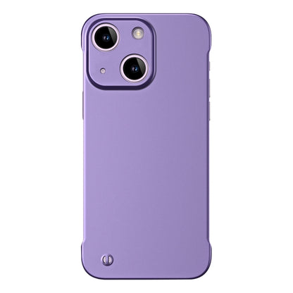 For iPhone 13 Frameless Metallic Paint Hybrid PC Phone Case(Deep Purple) - iPhone 13 Cases by buy2fix | Online Shopping UK | buy2fix