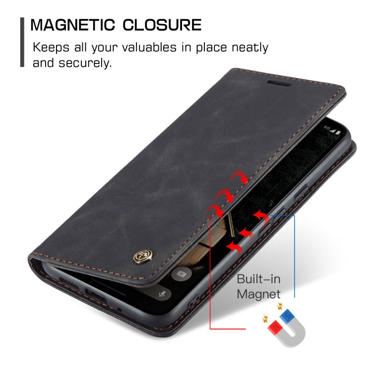 For Google Pixel 9 Pro XL CaseMe 013 Multifunctional Horizontal Flip Leather Phone Case(Black) - Google Cases by CaseMe | Online Shopping UK | buy2fix