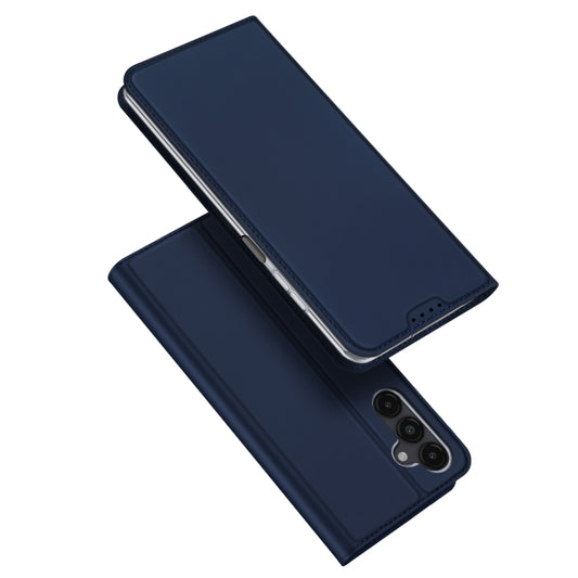 For Samsung Galaxy A15 5G / 4G DUX DUCIS Skin Pro Series Flip Leather Phone Case(Blue) - Galaxy Phone Cases by DUX DUCIS | Online Shopping UK | buy2fix