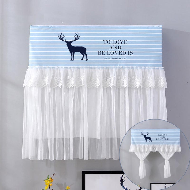 Do Not Take Dust-proof And Anti Direct Blowing Simple Wind Hanging Machine Air Conditioner Moon Cover, Size:Width 86 × Thickness 20 × Height 90cm(Striped Deer) - Dust Covers by buy2fix | Online Shopping UK | buy2fix