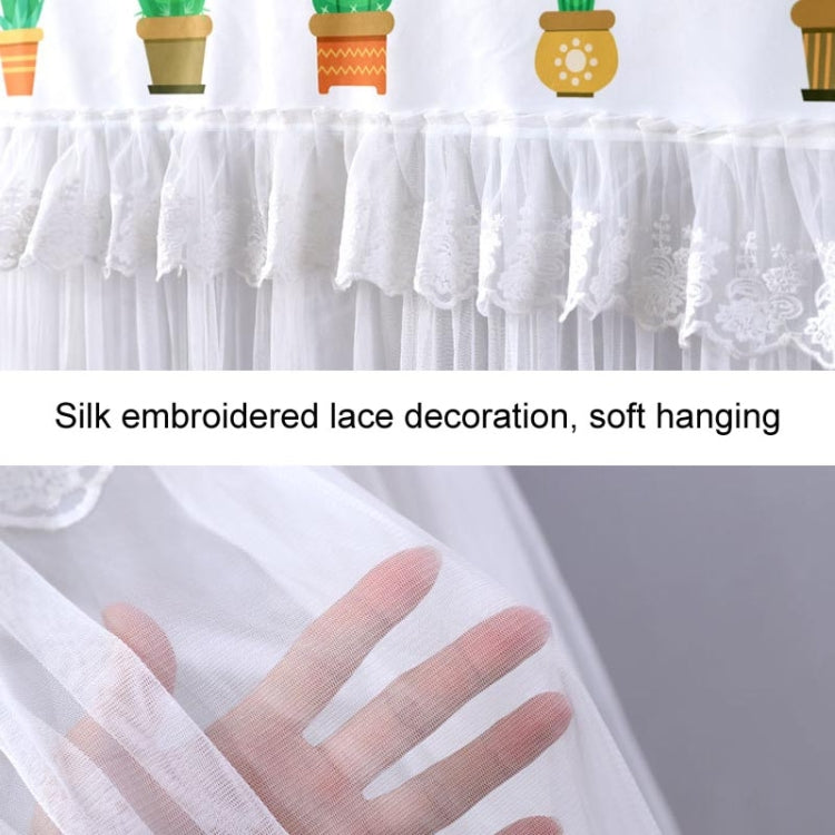 Do Not Take Dust-proof And Anti Direct Blowing Simple Wind Hanging Machine Air Conditioner Moon Cover, Size:Width 98 × Thickness 20 × Height 90cm(Round Leaf) - Dust Covers by buy2fix | Online Shopping UK | buy2fix