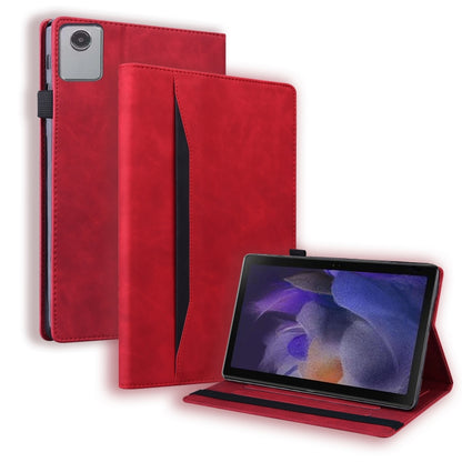 For Lenovo Tab M11 / Xiaoxin Pad 11 2024 Business Shockproof Horizontal Flip Leather Tablet Case(Red) - Lenovo by buy2fix | Online Shopping UK | buy2fix