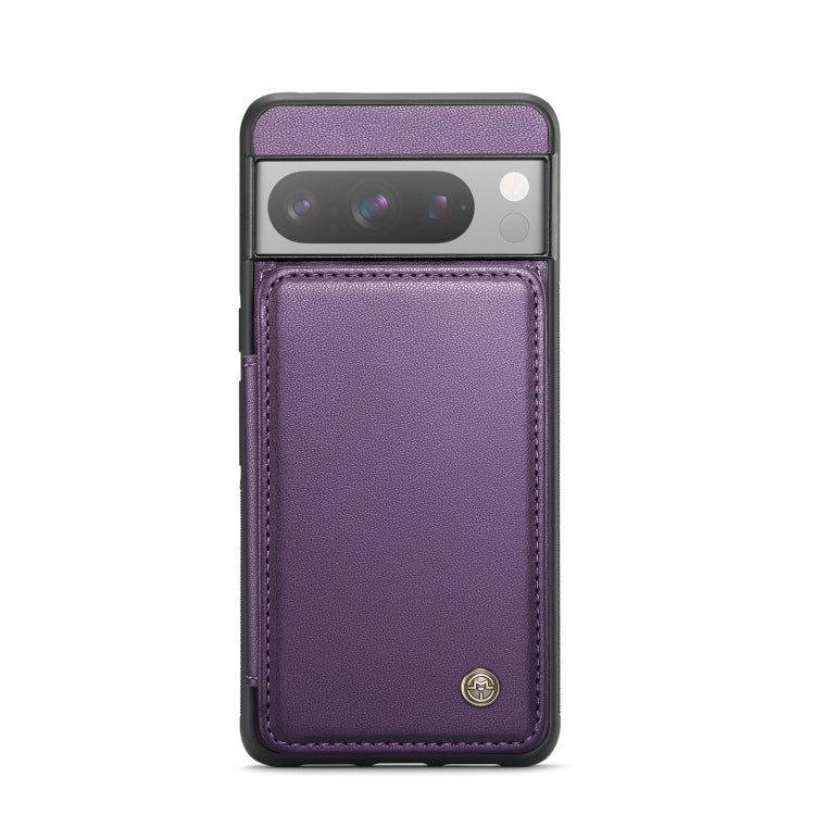 For Google Pixel 8 Pro CaseMe C22 Card Slots Holder RFID Anti-theft Phone Case(Purple) - Google Cases by CaseMe | Online Shopping UK | buy2fix