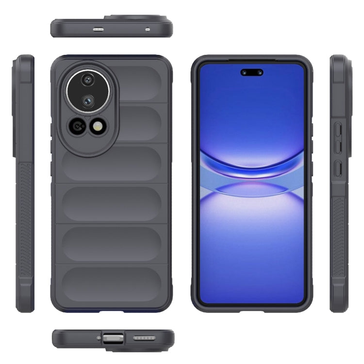 For Huawei nova 12 Ultra / 12 Pro Magic Shield TPU + Flannel Phone Case(Dark Grey) - Huawei Cases by buy2fix | Online Shopping UK | buy2fix