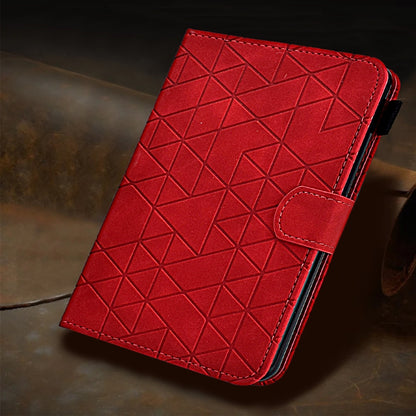 For iPad Pro 11 2024 Rhombus TPU Smart Leather Tablet Case(Red) - iPad Pro 11 2024 Cases by buy2fix | Online Shopping UK | buy2fix