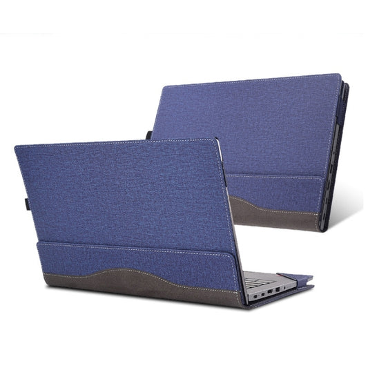 For Lenovo V15 Gen 4 Laptop Leather Anti-Fall Protective Case(Dark Blue) - 15.6 - 17 inch by buy2fix | Online Shopping UK | buy2fix
