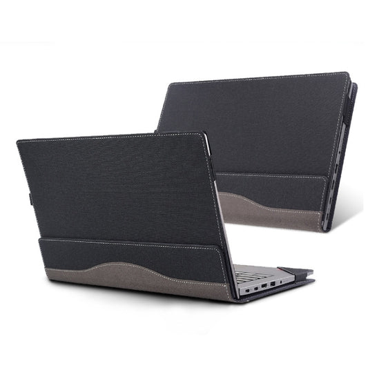 For Lenovo V15 G3 ABA / IAP Laptop Leather Anti-Fall Protective Case(Black) - 15.6 - 17 inch by buy2fix | Online Shopping UK | buy2fix