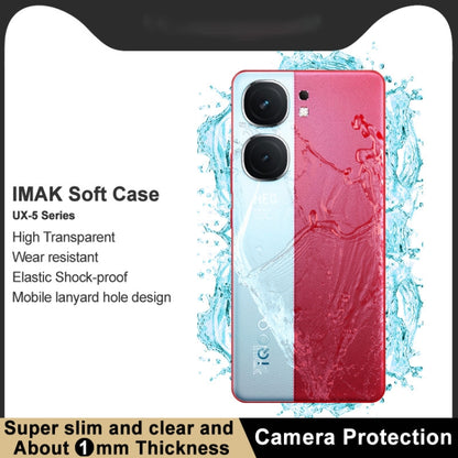 For vivo iQOO Neo9 5G/Neo9 Pro 5G IMAK UX-5 Series Transparent TPU Phone Case - iQOO Neo9 Pro Cases by imak | Online Shopping UK | buy2fix