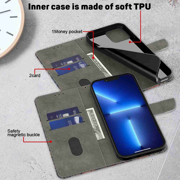 For Samsung Galaxy S24 Ultra 5G Crystal 3D Shockproof Protective Leather Phone Case(Two Branches) - Galaxy S24 Ultra 5G Cases by buy2fix | Online Shopping UK | buy2fix