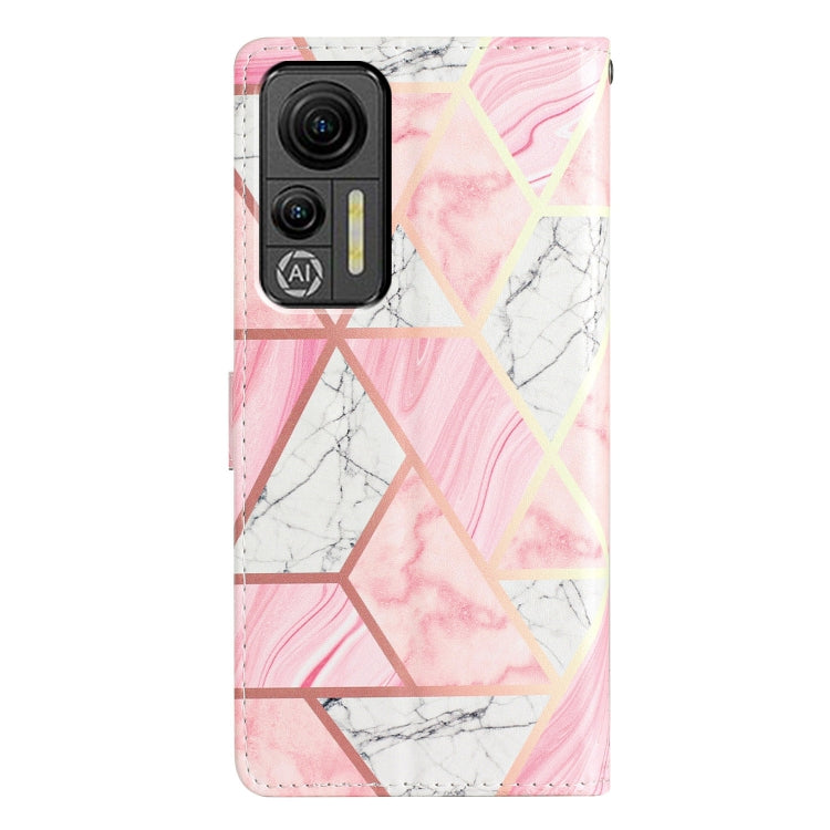 For Ulefone Note 14 Colored Drawing Leather Phone Case(Pink Marble) - Ulefone Cases by buy2fix | Online Shopping UK | buy2fix