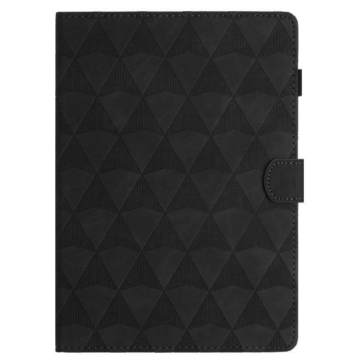 For Lenovo Tab M11/Xiaoxin Pad 11 2024 Diamond Texture Embossed Leather Smart Tablet Case(Black) - Lenovo by buy2fix | Online Shopping UK | buy2fix