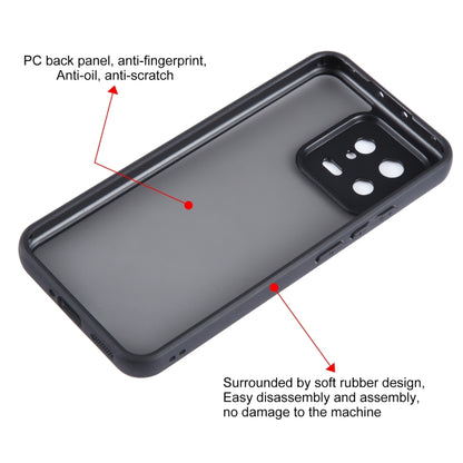 For Xiaomi 13 Fine Pore Matte Black TPU + PC Phone Case - 13 Cases by buy2fix | Online Shopping UK | buy2fix