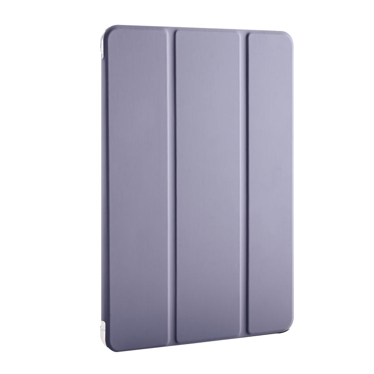 For Huawei MatePad Pro 11 2024 3-fold Clear TPU Leather Tablet Case with Pen Slot(Lavender Purple) - Huawei by buy2fix | Online Shopping UK | buy2fix