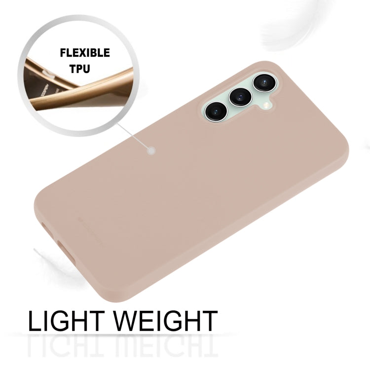 For Samsung Galaxy S23 FE 5G GOOSPERY SOFT FEELING Liquid TPU Soft Phone Case(Apricot) - Galaxy S23 FE 5G Cases by GOOSPERY | Online Shopping UK | buy2fix