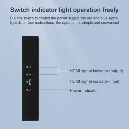 Measy SPH102 1 to 2 HDMI 1080P Simultaneous Display Splitter(UK Plug) - Splitter by Measy | Online Shopping UK | buy2fix