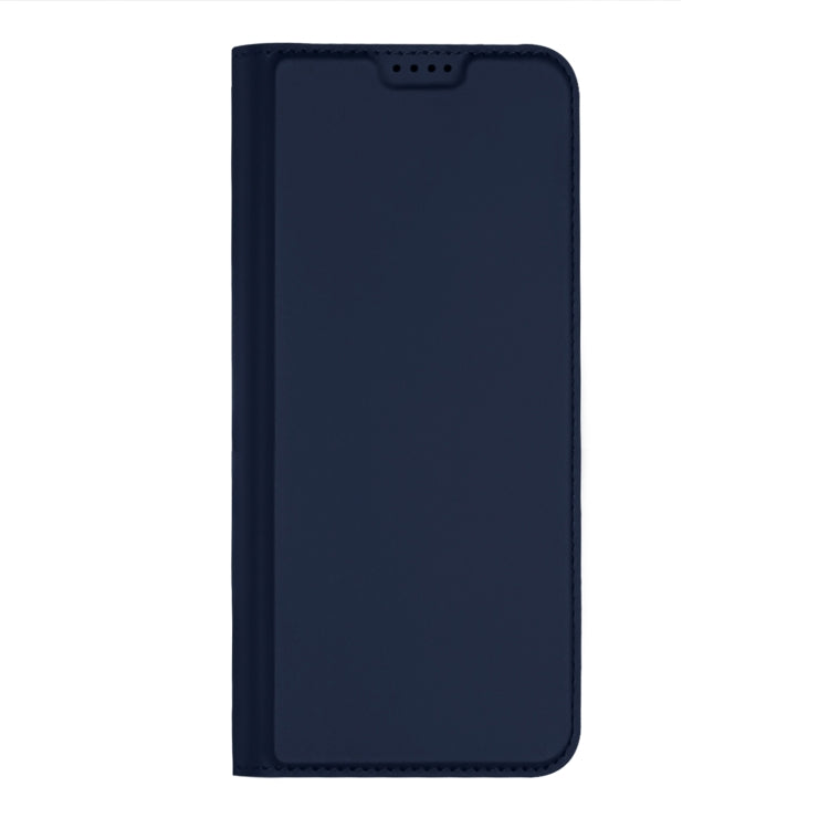 For Xiaomi Redmi Note 13 5G DUX DUCIS Skin Pro Series Flip Leather Phone Case(Blue) - Note 13 Cases by DUX DUCIS | Online Shopping UK | buy2fix