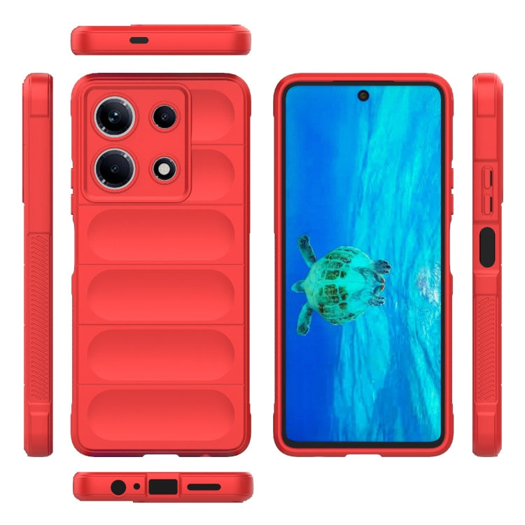 For Infinix Note 30 4G Magic Shield TPU + Flannel Phone Case(Red) - Infinix Cases by buy2fix | Online Shopping UK | buy2fix