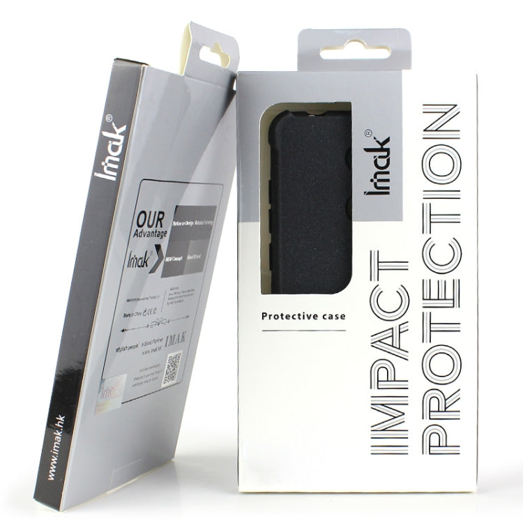 For Honor Magic6 Pro 5G imak Shockproof Airbag TPU Phone Case(Matte Black) - Honor Cases by imak | Online Shopping UK | buy2fix