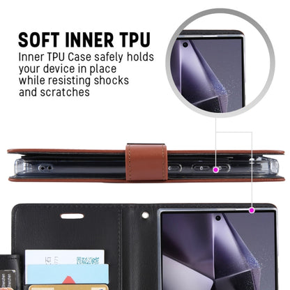 For Samsung Galaxy S24 Ultra 5G GOOSPERY RICH DIARY Crazy Horse Texture Leather Phone Case(Purple) - Galaxy S24 Ultra 5G Cases by GOOSPERY | Online Shopping UK | buy2fix