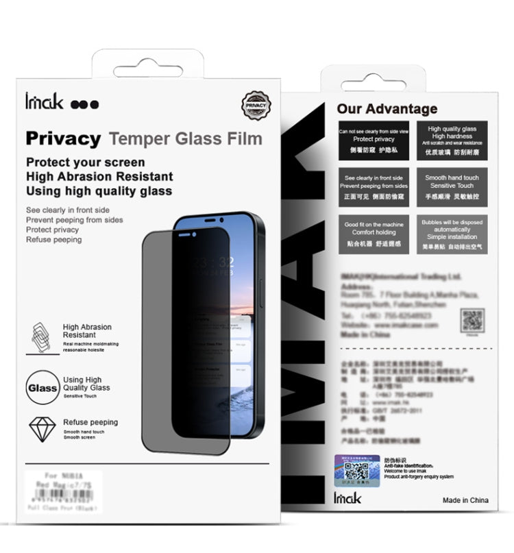 For Google Pixel 7 Pro imak 3D Curved HD Full Screen Anti-spy Tempered Glass Protective Film - Google Tempered Glass by imak | Online Shopping UK | buy2fix