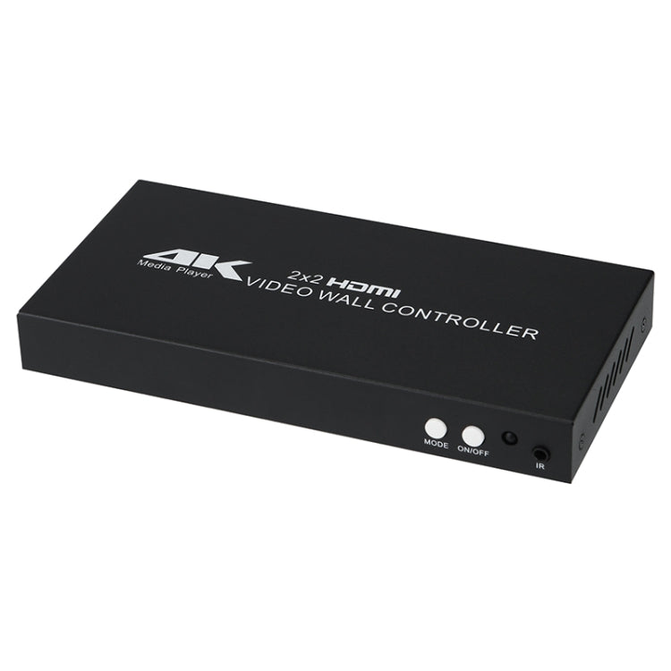 XP02 4K 2x2 HDMI Video Wall Controller Multi-screen Splicing Processor, Style:Ordinary(US Plug) - Splitter by buy2fix | Online Shopping UK | buy2fix