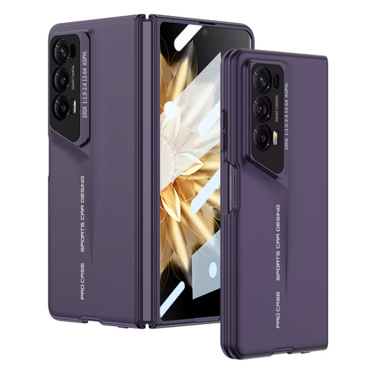 For Honor Magic V2 GKK Integrated Blade Ultra-thin Full Coverage Phone Case(Purple) - Honor Cases by GKK | Online Shopping UK | buy2fix