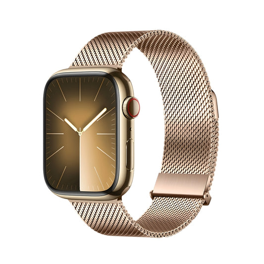 For Apple Watch Ultra 2 49mm DUX DUCIS Milanese Pro Series Stainless Steel Watch Band(Gold) - Watch Bands by DUX DUCIS | Online Shopping UK | buy2fix