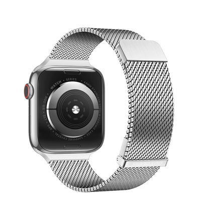 For Apple Watch 42mm DUX DUCIS Milanese Pro Series Stainless Steel Watch Band(Silver) - Watch Bands by DUX DUCIS | Online Shopping UK | buy2fix