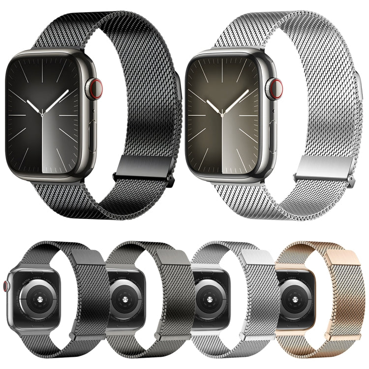 For Apple Watch Ultra 49mm DUX DUCIS Milanese Pro Series Stainless Steel Watch Band(Graphite) - Watch Bands by DUX DUCIS | Online Shopping UK | buy2fix