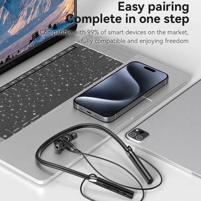 Yesido YSP15 Hanging-neck Double Dynamic Magnetic Wireless Bluetooth Earphone(Black) - Neck-mounted Earphone by Yesido | Online Shopping UK | buy2fix