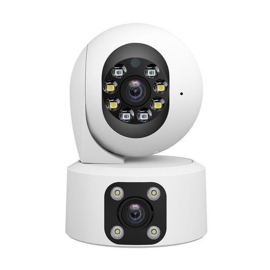 SriHome SH049 2MP + 2MP Humanoid Tracking Smart Night Vision Dual Lens HD IP Camera(US Plug) - Wireless Camera by SriHome | Online Shopping UK | buy2fix