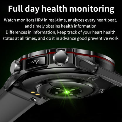 ET482 1.43 inch AMOLED Screen Sports Smart Watch Support Bluethooth Call /  ECG Function(Blue Silicone Band) - Smart Watches by buy2fix | Online Shopping UK | buy2fix