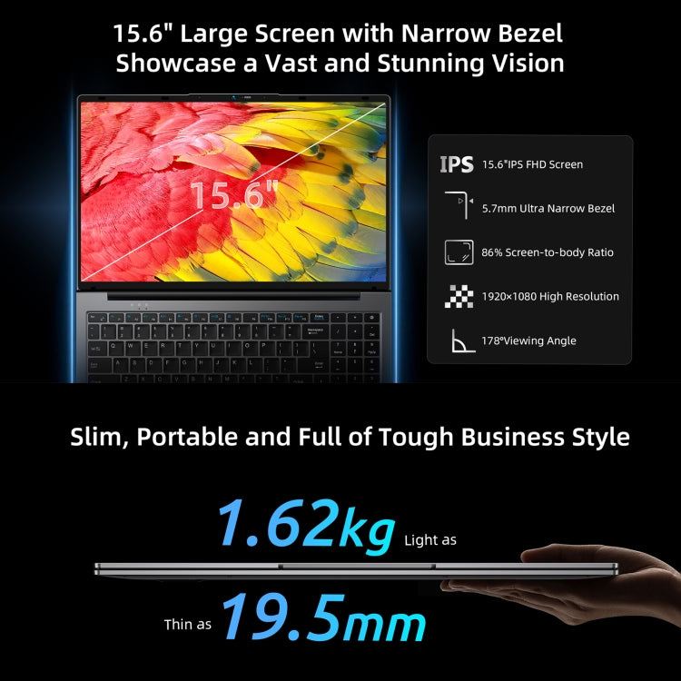 BMAX X15 Pro Notebook PC, 16GB+512GB , 15.6 inch Windows 11 Intel Alder Lake N95(EU Plug) - Others by BMAX | Online Shopping UK | buy2fix