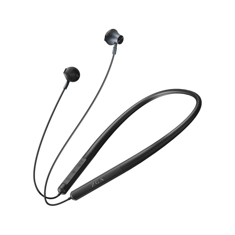 ZGA SP01 Neck-mounted Sports Bluetooth Earphone(Black) - Neck-mounted Earphone by ZGA | Online Shopping UK | buy2fix
