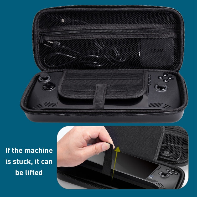 For MSI Claw EVA Portable Game Console Handheld Storage Bag(Black) - Accessories by buy2fix | Online Shopping UK | buy2fix