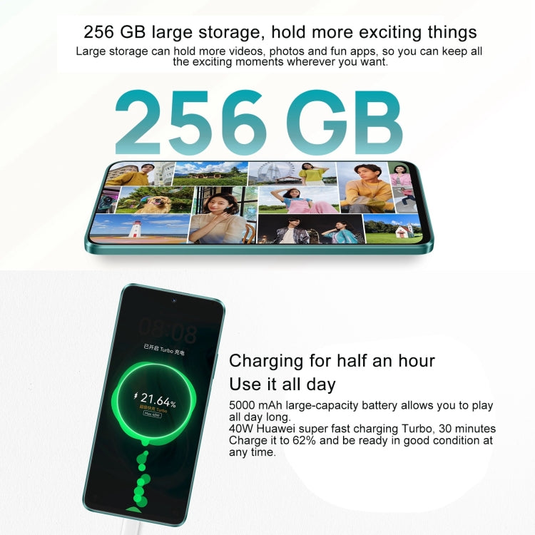 Hi Enjoy 70 Pro 5G, 8GB+256GB, Side Fingerprint Identification, 6.7 inch HarmonyOS 4.0 Dimensity 700 Octa Core 2.2GHz, Network: 5G, OTG, Not Support Google Play(Black) - Huawei Mate & P by Huawei | Online Shopping UK | buy2fix